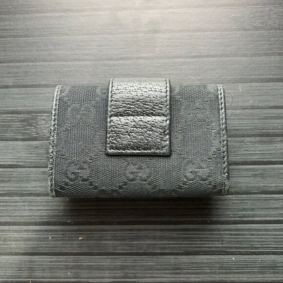 Gucci GG Black Canvas Key Holder Authentic|Used - Picture 2 of 4